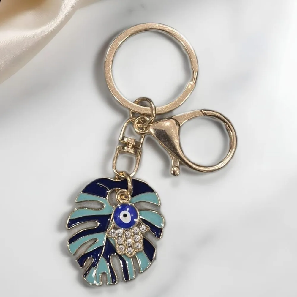 SDL Premium Evil Eye Keychain for Ladies Keys and Handbags