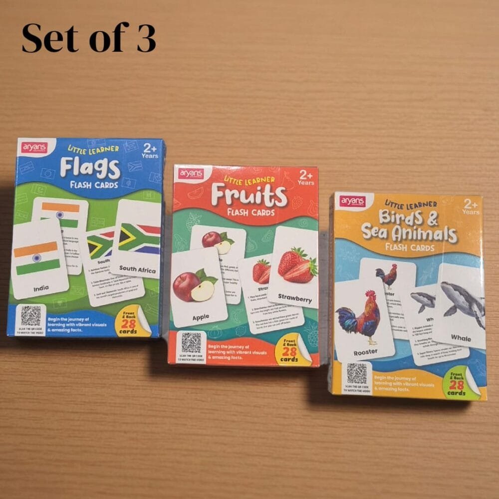 SDL 3 Sets of Flash Cards for Engaging Kids and Kids Activity to enhance the knowledges