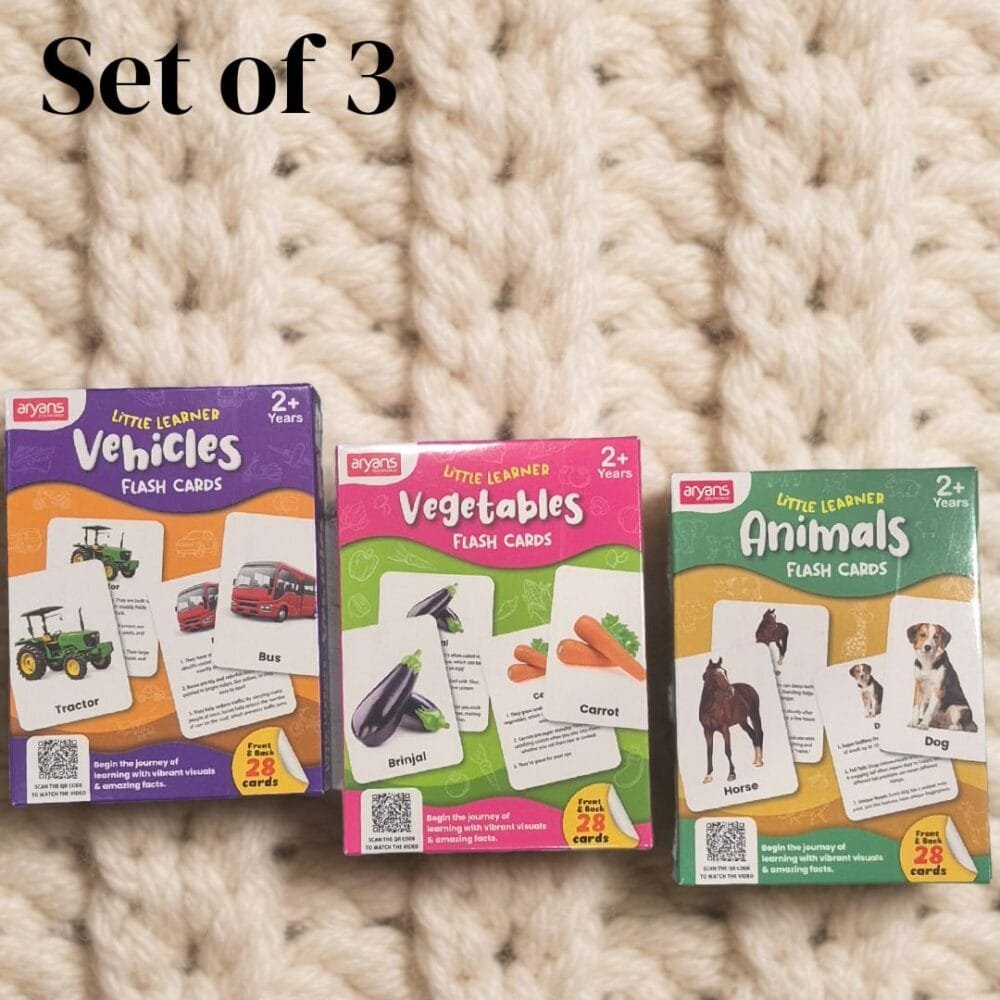 SDL 3 Sets of Flash Cards for Engaging Kids and Kids Activity to enhance the knowledges