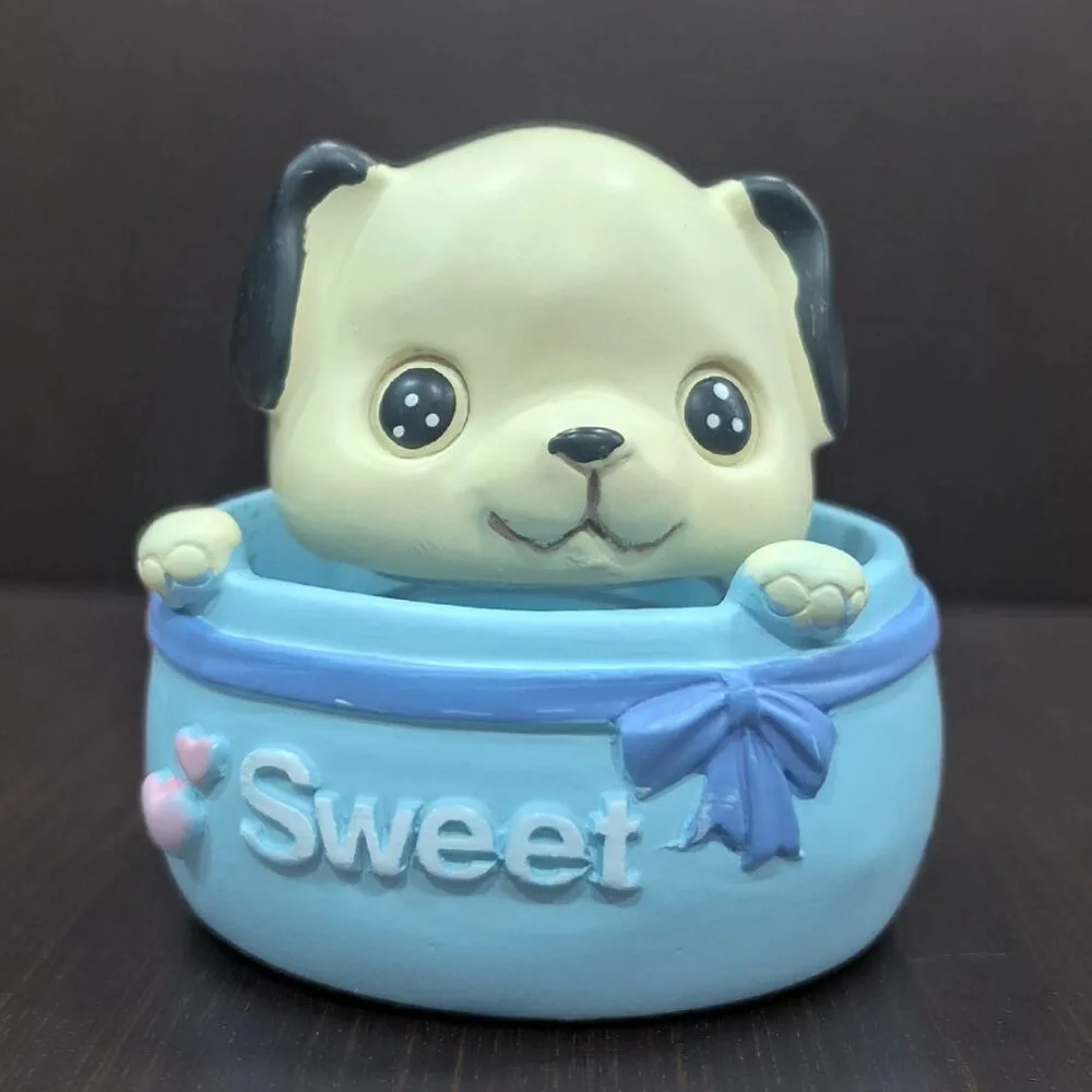 SDL 1 Piece of Cute Puppy Dog Bobblehead for Car Dashboards and Home or Office Decors