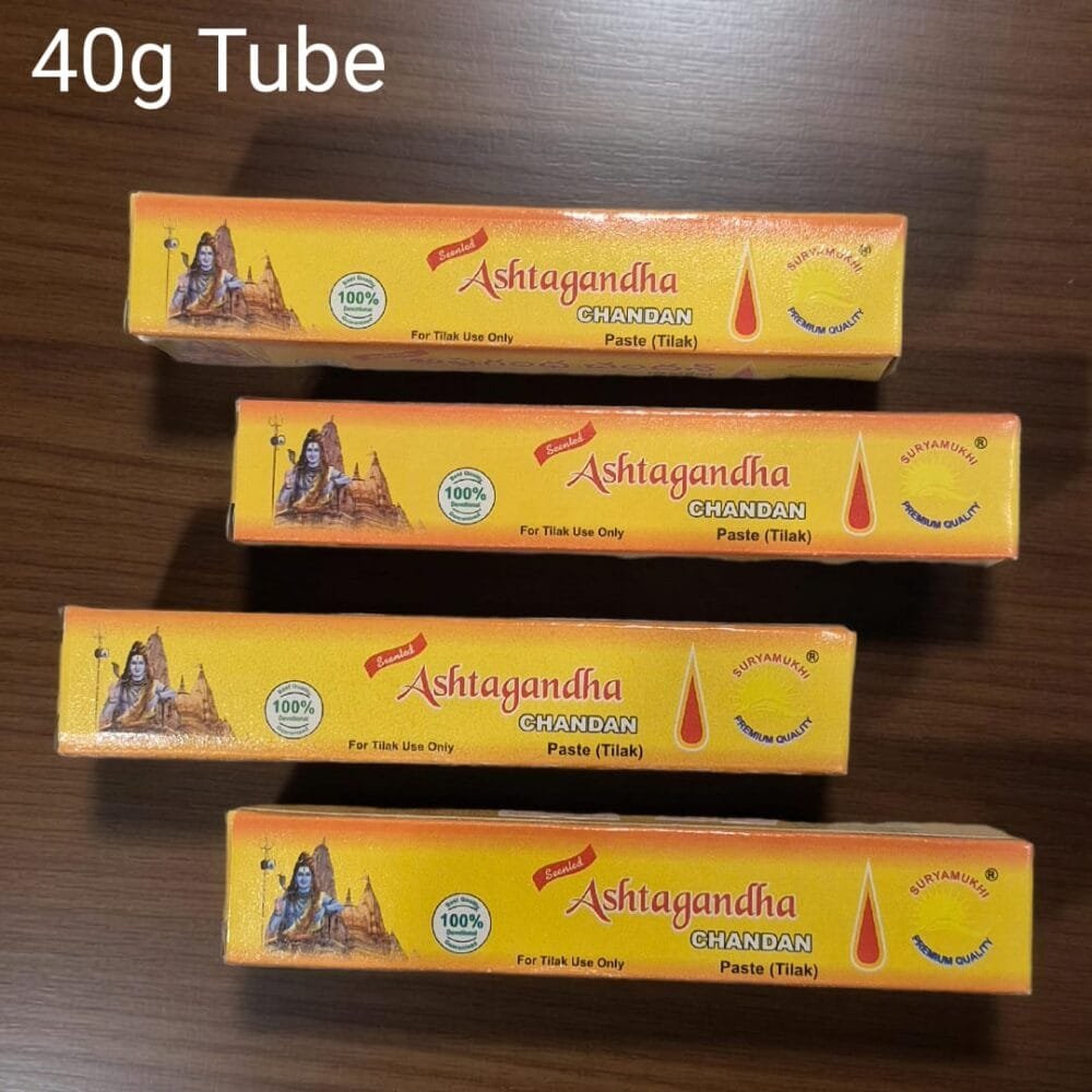SDL 4 Pieces of Ashtagandha Chandan Tilak Paste of 40g Each