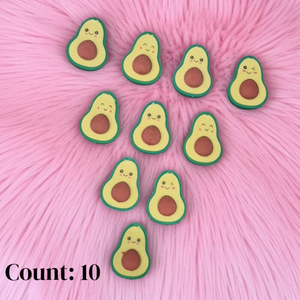 SDL 10 Pieces of Avocado Theme Eraser for Kids Gifts and Return Gifts