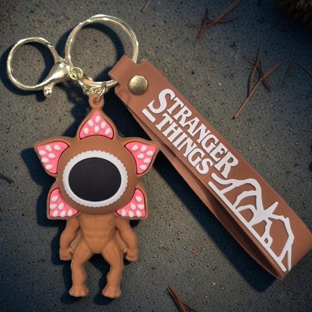 SDL Premium Silicone Keychain of The Demogorgon Character from Stranger Things of All Key Types