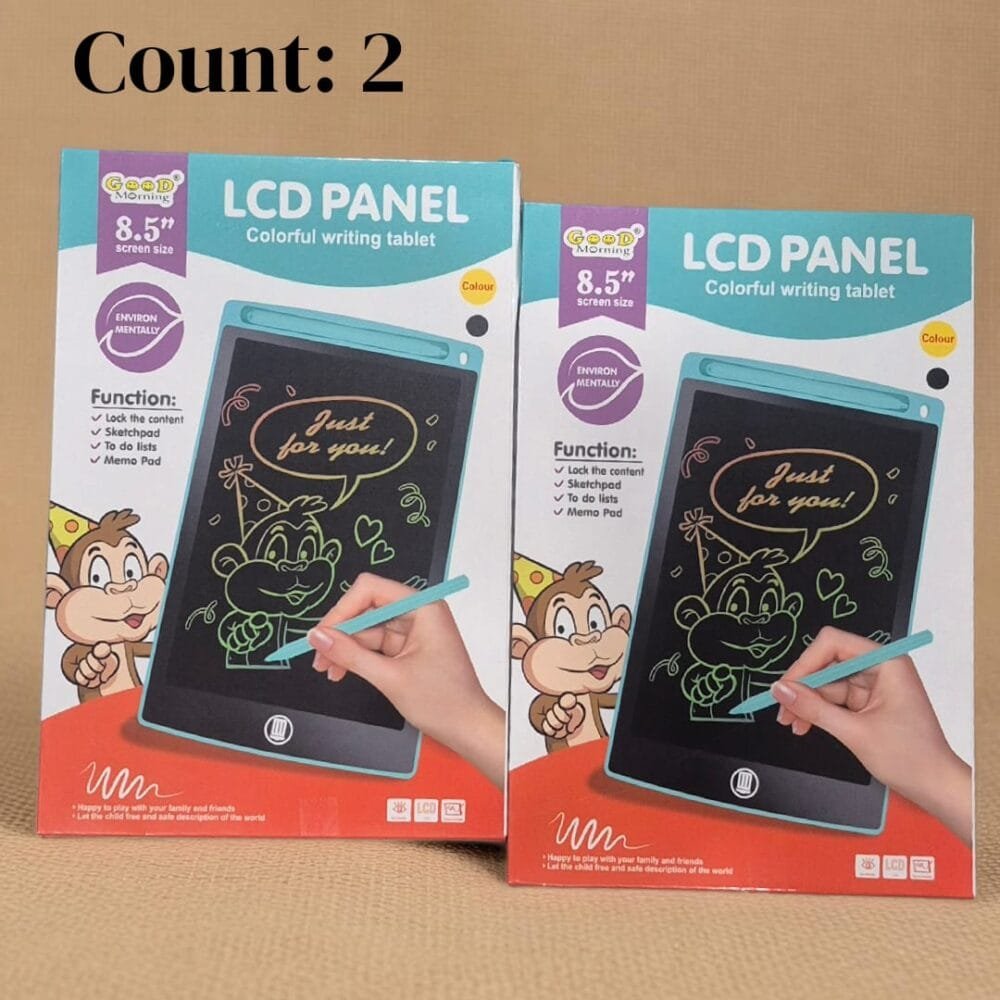 SDL 2 Pieces of 8.5 inch LCD Panel Writing Display Board for Kids Educational Learning
