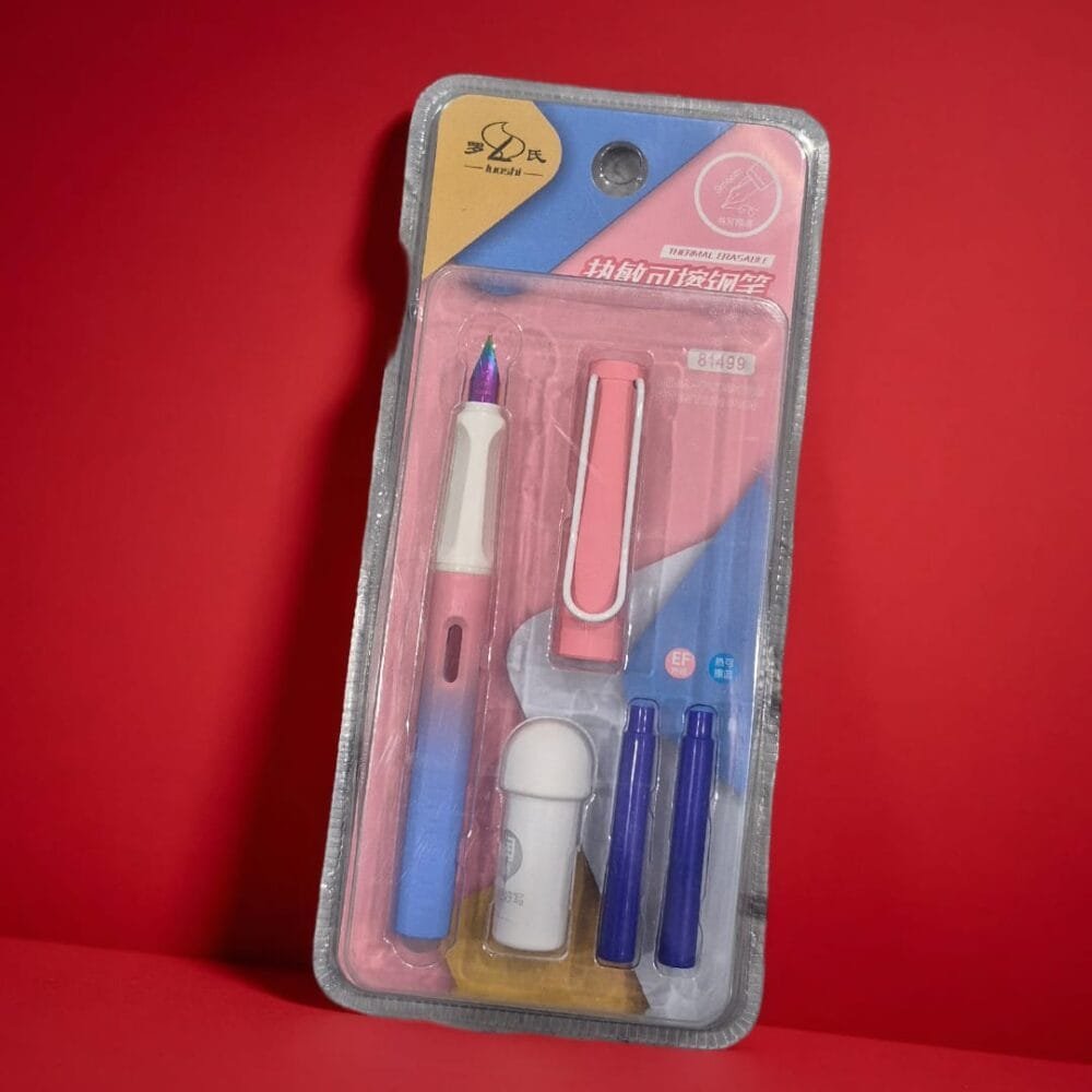 SDL Premium Erasable Cartridge Pen Gift Set for Kids and Adults with 2 Extra Erasable Cartridges