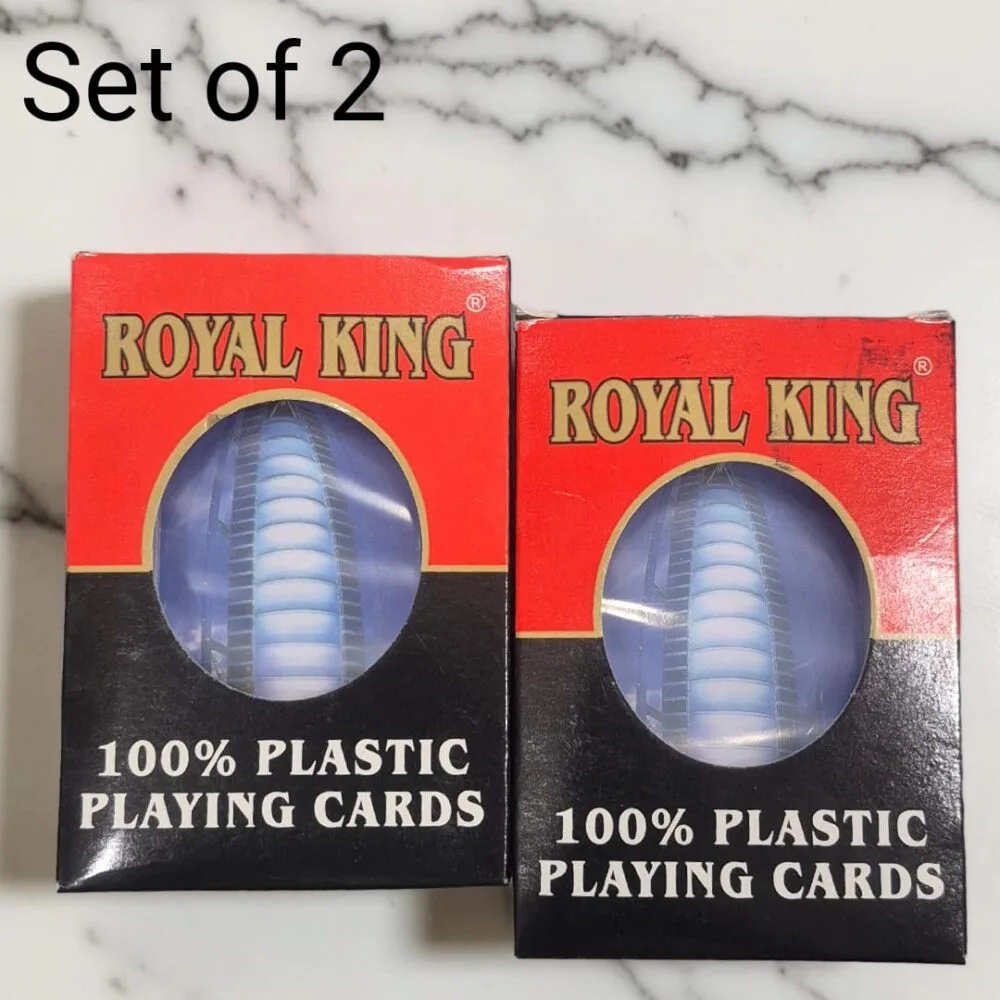 SDL 2 Random Decks of Premium Plastic Cards for Playing Card for Indoor and Travel Games
