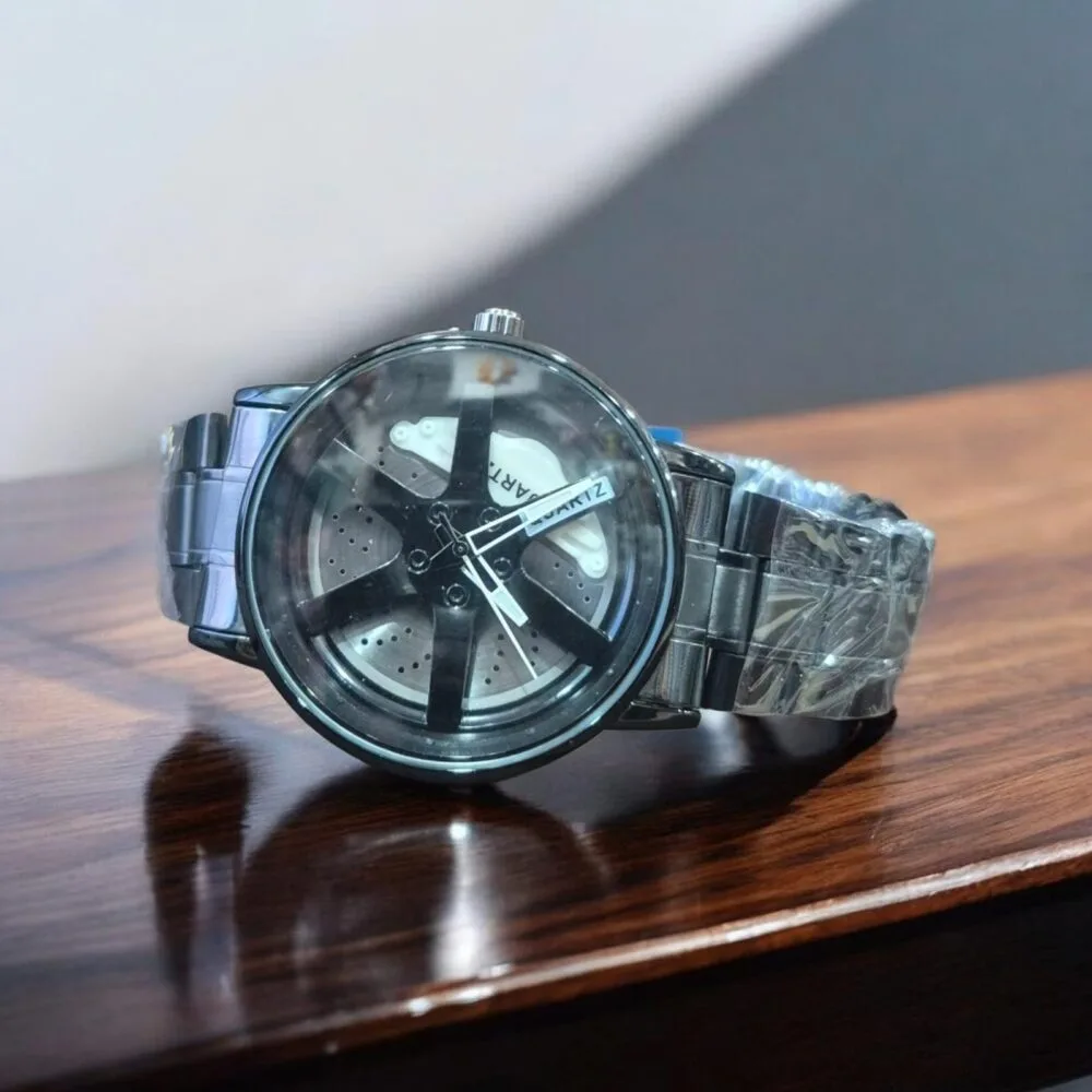 SDL 1 Piece of Premium Rotating Design Chain Type Men's Watch of Analog Type for Casual and Ethnic Wear