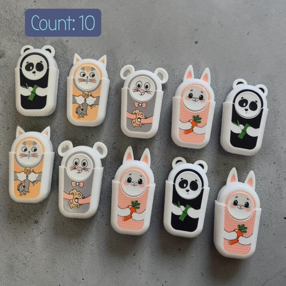 SDL 10 Pieces of Cute Animal Theme Eraser for Kids and Return Gift Choices
