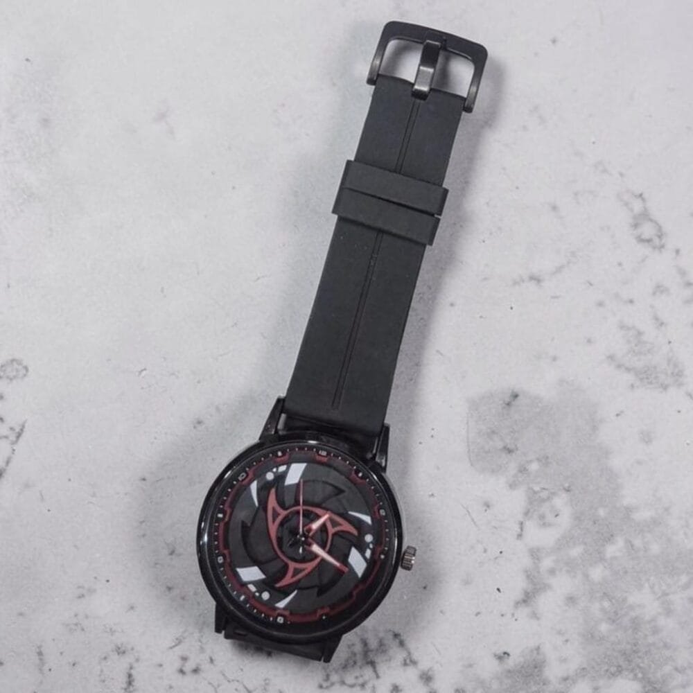 SDL Premium Inner Dial Rotating Design Analog Watch with Black Strap for Gifts and Men's Casual Wear