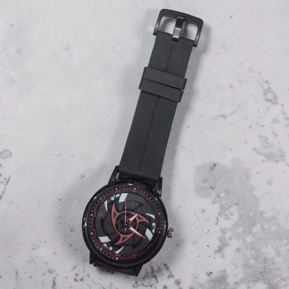 SDL Premium Inner Dial Rotating Design Analog Watch with Black Strap for Gifts and Men's Casual Wear