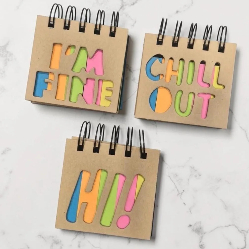 SDL 3 Pieces of Cute Stylish Sticky Notes for Productive To do List Notedown