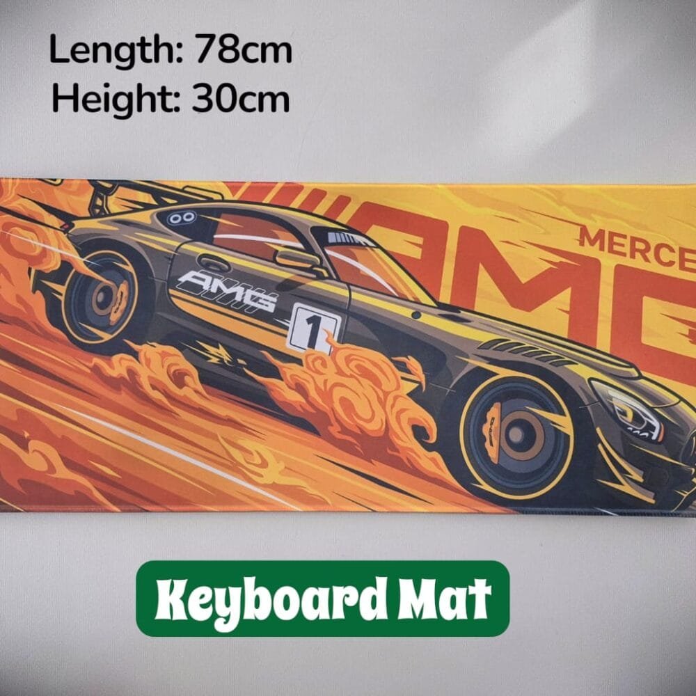 SDL 1 Piece of Premium Cars Design Laptop or Keyboard Mat for Stylish Look and Gifts