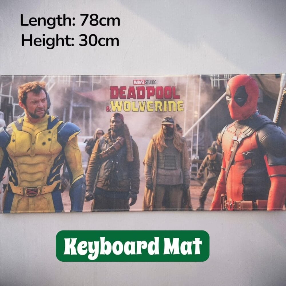 SDL 1 Piece of Premium Deadpool Design Laptop or Keyboard Mat for Stylish Look and Gifts