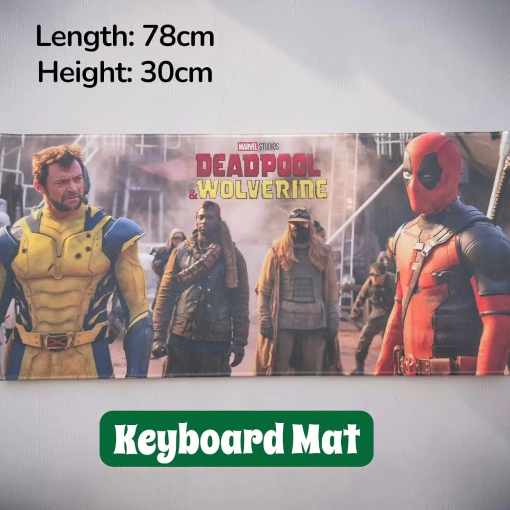 SDL 1 Piece of Premium Deadpool Design Laptop or Keyboard Mat for Stylish Look and Gifts