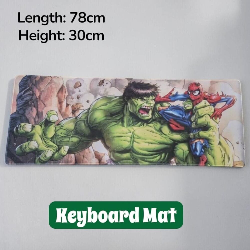 SDL 1 Piece of Premium Hulk Design Laptop or Keyboard Mat for Stylish Look and Gifts