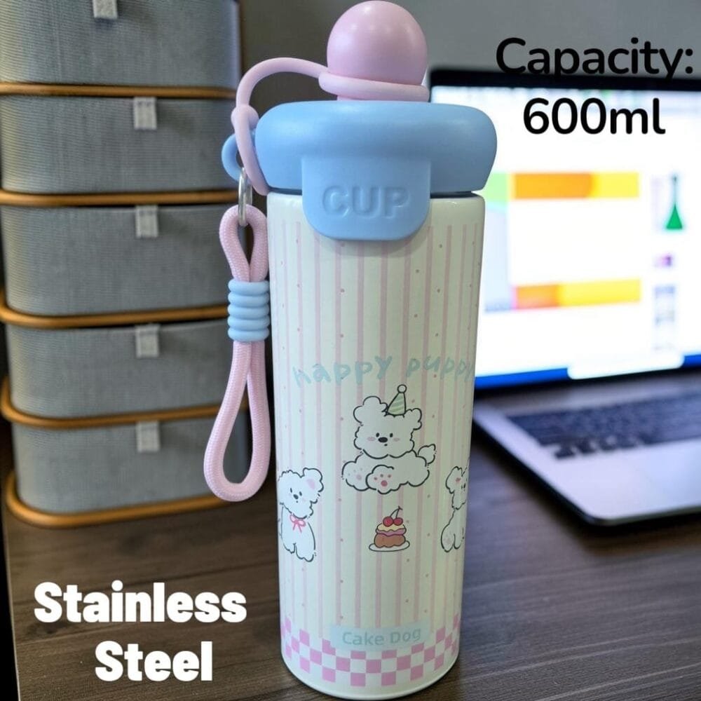 SDL 1 Piece of Premium Sipper Type Stainless Steel 600ml Bottle for Office and Home Needs