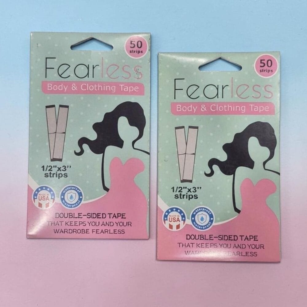 SDL 2 Packs of Fearless Body and Clothing Tape for All Ladies Travel Uses and Clothing Stiffness