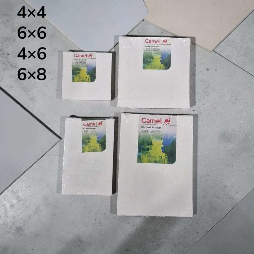SDL 4 Pieces of Different Sizes Canvas Board for Art Lovers and Supplies