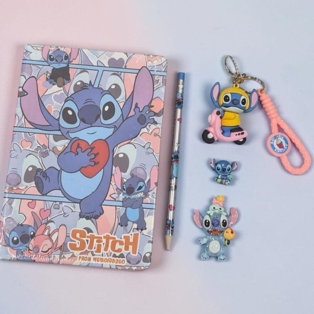 SDL 1 Set of Stitch Character Combo Gift Set for Stitch Lover Gifts and Return Gifts