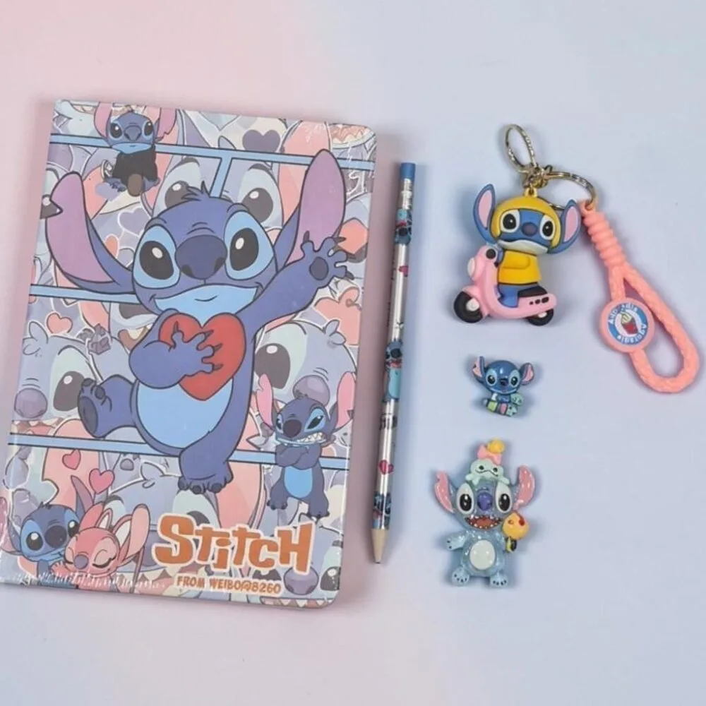 SDL 1 Set of Stitch Character Combo Gift Set for Stitch Lover Gifts and Return Gifts